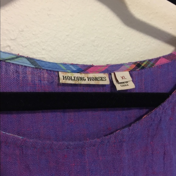 Anthropologie Holding Horses linen peplum top - Picture 3 of 6